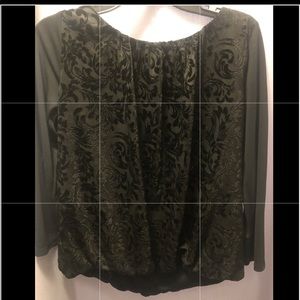 S Nine West 3/4 Sleeve Top